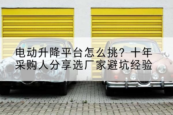 边坝电动升降平台厂家-电动升降平台怎么挑?十年采购人分享选厂家避坑经验